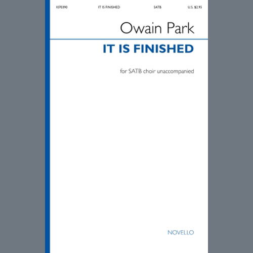 Easily Download Owain Park Printable PDF piano music notes, guitar tabs for  SATB Choir. Transpose or transcribe this score in no time - Learn how to play song progression.