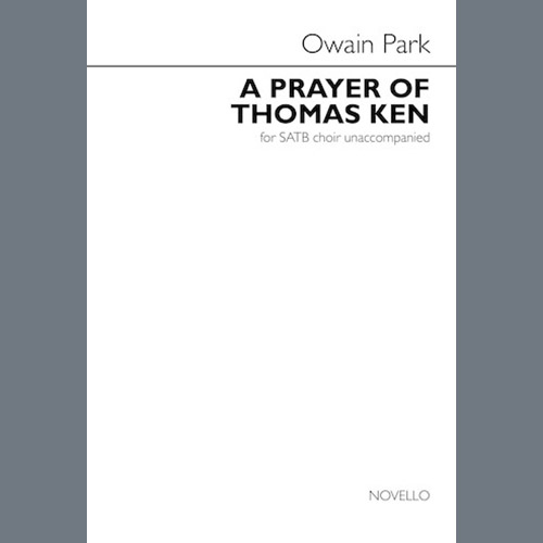 Easily Download Owain Park Printable PDF piano music notes, guitar tabs for  SATB Choir. Transpose or transcribe this score in no time - Learn how to play song progression.