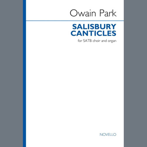 Easily Download Owain Park Printable PDF piano music notes, guitar tabs for  SATB Choir. Transpose or transcribe this score in no time - Learn how to play song progression.