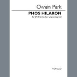 Owain Park 'The Song Of The Light (from Phos Hilaron)' SATB Choir