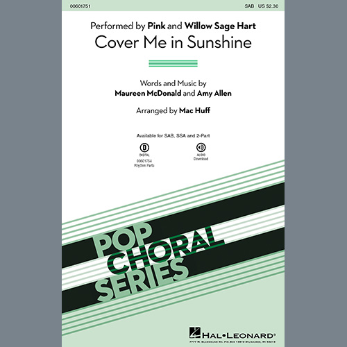 Easily Download P!nk & Willow Sage Hart Printable PDF piano music notes, guitar tabs for  2-Part Choir. Transpose or transcribe this score in no time - Learn how to play song progression.