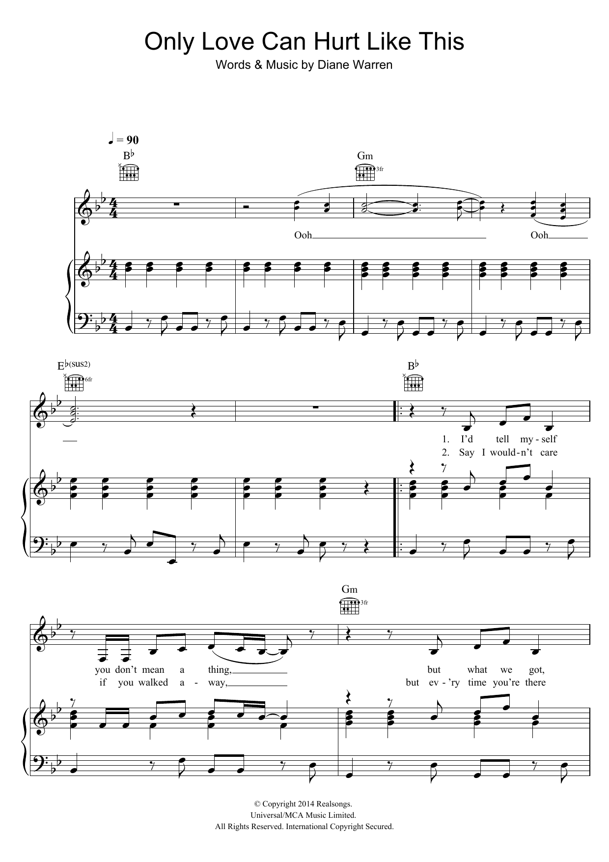 Paloma Faith Only Love Can Hurt Like This sheet music notes and chords arranged for Guitar Chords/Lyrics