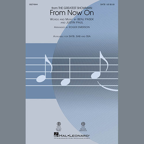 Easily Download Pasek & Paul Printable PDF piano music notes, guitar tabs for  SAB Choir. Transpose or transcribe this score in no time - Learn how to play song progression.