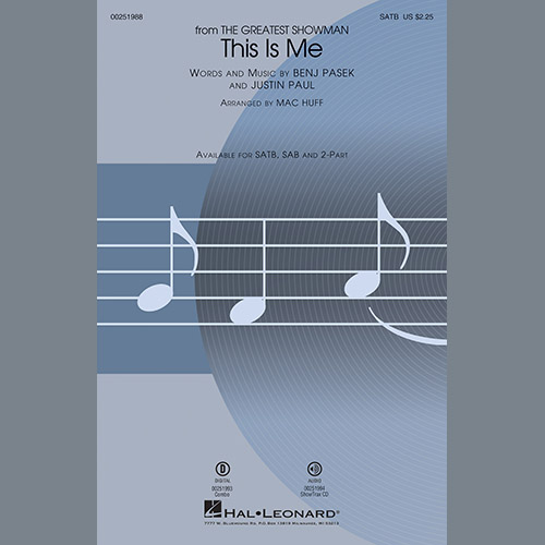 Easily Download Pasek & Paul Printable PDF piano music notes, guitar tabs for  SSA Choir. Transpose or transcribe this score in no time - Learn how to play song progression.