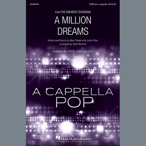 Easily Download Pasek & Paul Printable PDF piano music notes, guitar tabs for  SAB Choir. Transpose or transcribe this score in no time - Learn how to play song progression.