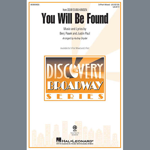 Easily Download Pasek & Paul Printable PDF piano music notes, guitar tabs for  2-Part Choir. Transpose or transcribe this score in no time - Learn how to play song progression.