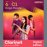 Paul Harris 'King's Parade (Grade 6, list C1, from the ABRSM Clarinet Syllabus from 2026)' Clarinet Solo