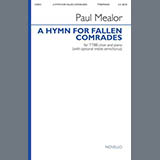 Paul Mealor 'A Hymn For Fallen Comrades' TTBB Choir
