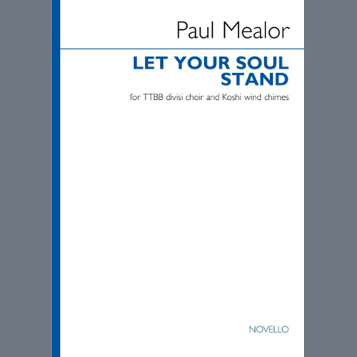 Easily Download Paul Mealor Printable PDF piano music notes, guitar tabs for  Choir. Transpose or transcribe this score in no time - Learn how to play song progression.