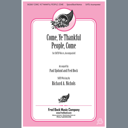 Easily Download Paul Sjolund, Fred Bock & Richard A. Nichols Printable PDF piano music notes, guitar tabs for  SATB Choir. Transpose or transcribe this score in no time - Learn how to play song progression.