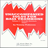 Pederson 'Unaccompanied Solos For Bass Trombone, Volume 1' Brass Solo