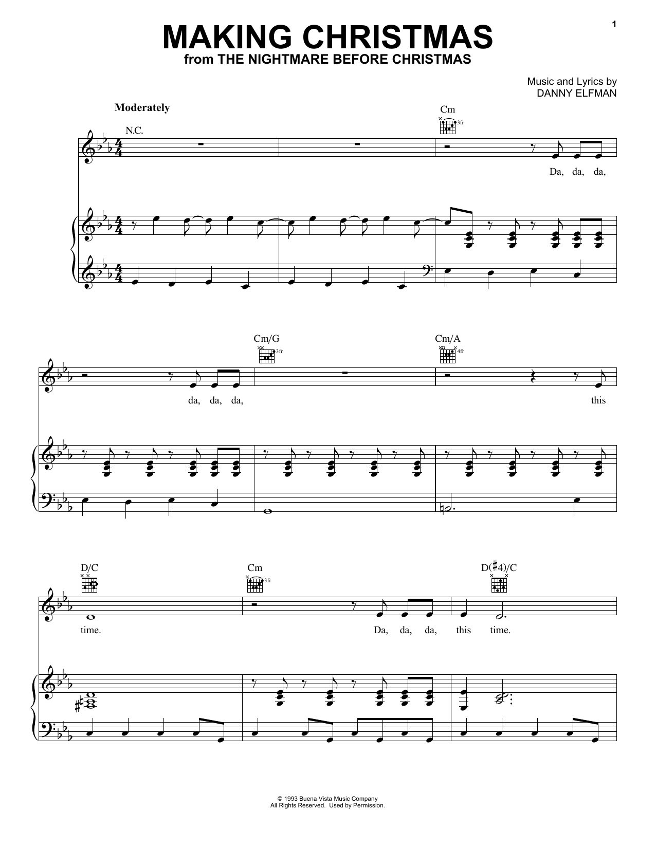Pentatonix Making Christmas sheet music notes and chords arranged for Piano, Vocal & Guitar Chords (Right-Hand Melody)