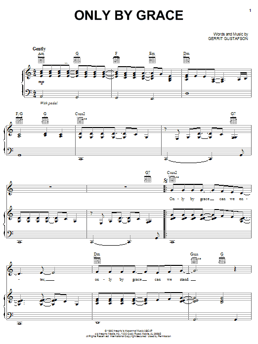Petra Only By Grace sheet music notes and chords arranged for Piano, Vocal & Guitar Chords (Right-Hand Melody)