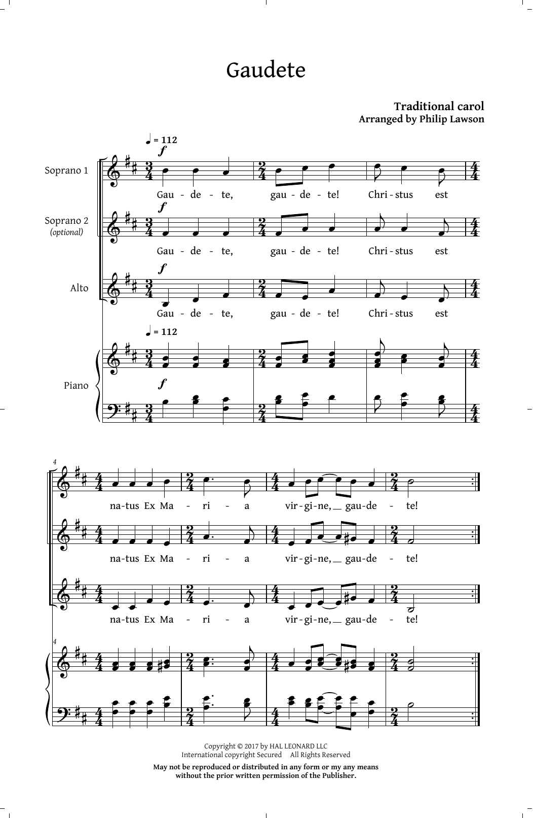 Philip Lawson This Christmas Day (Collection for Upper Voices) sheet music notes and chords arranged for SSA Choir