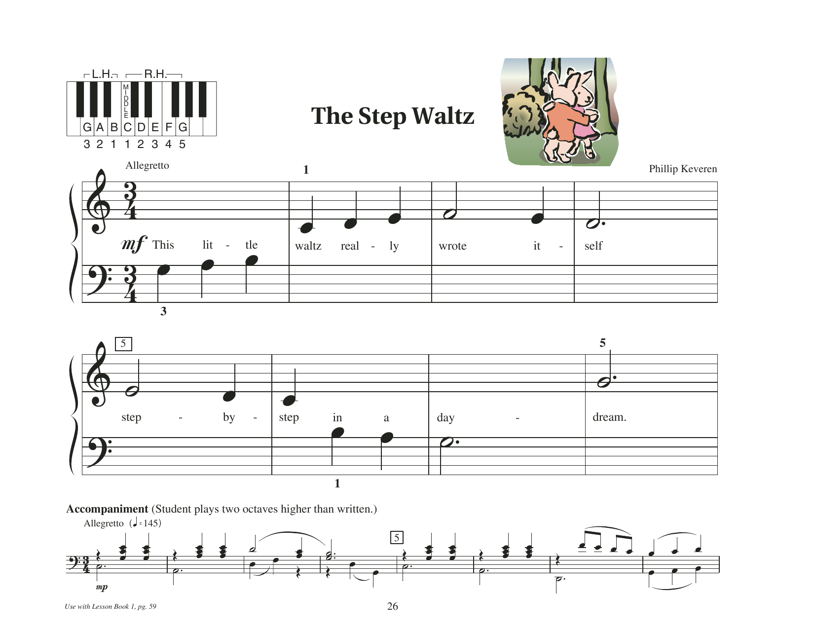 Phillip Keveren The Step Waltz sheet music notes and chords arranged for Educational Piano