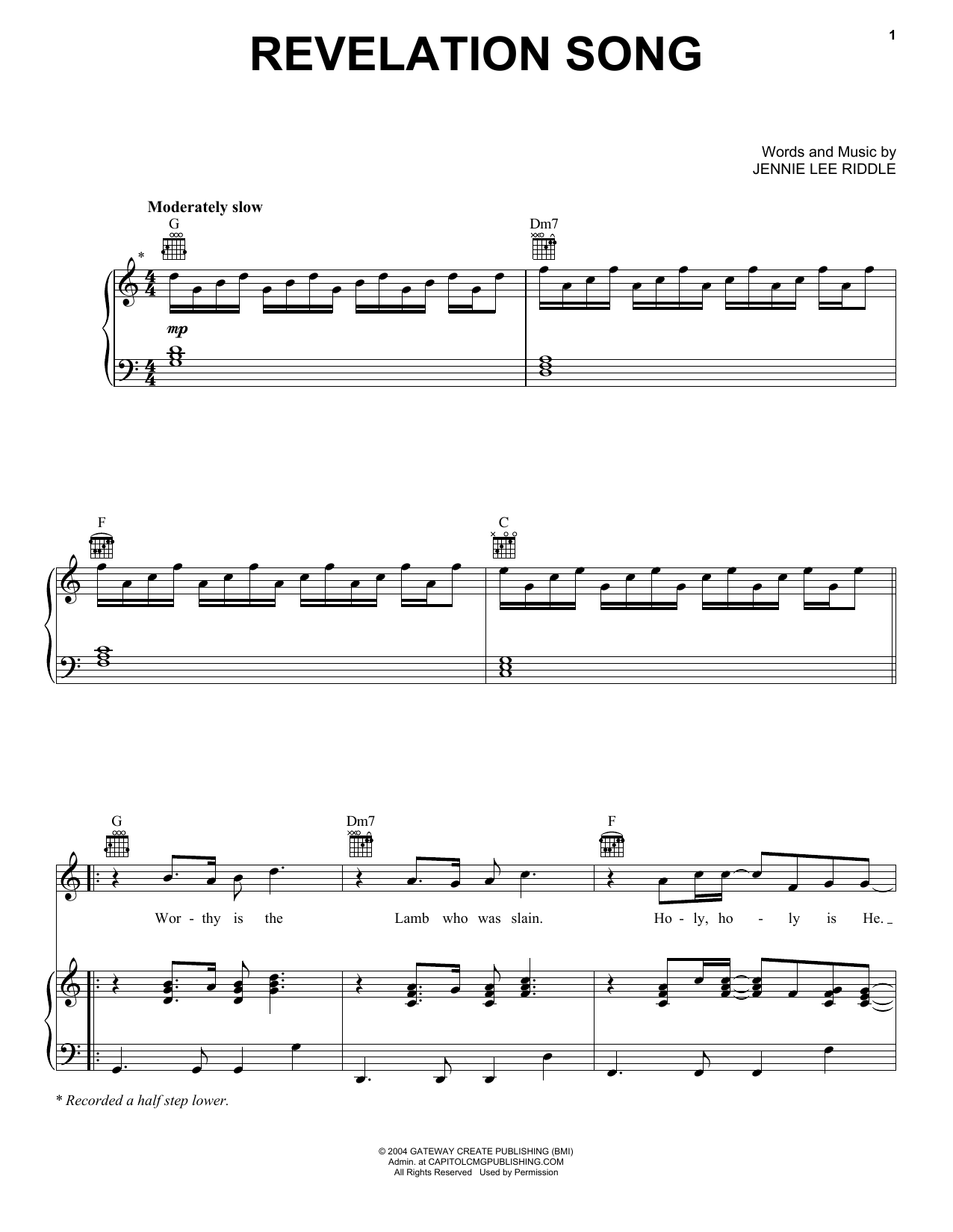 Phillips, Craig & Dean Revelation Song sheet music notes and chords arranged for Easy Guitar