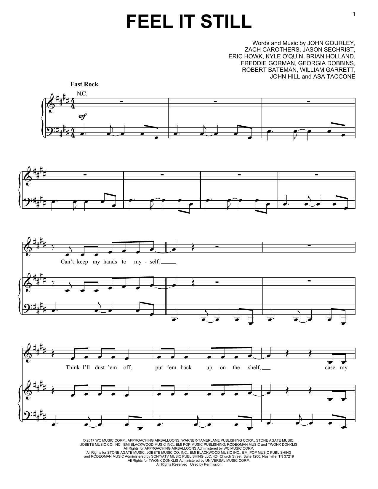 Portugal. The Man. Feel It Still sheet music notes and chords arranged for Clarinet Solo