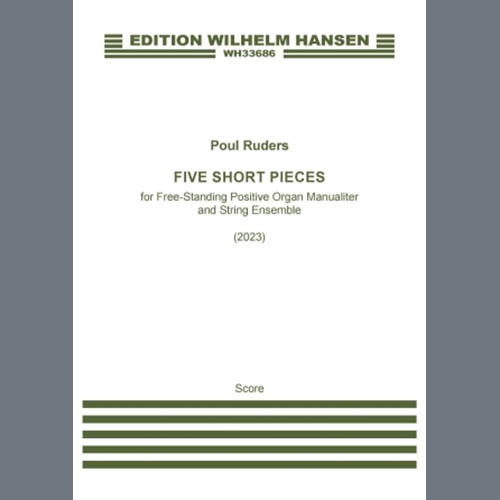 Easily Download Poul Ruders Printable PDF piano music notes, guitar tabs for  String Ensemble. Transpose or transcribe this score in no time - Learn how to play song progression.
