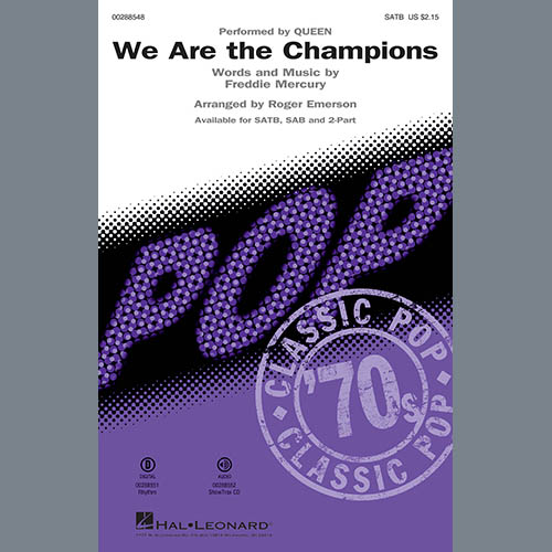 Easily Download Queen Printable PDF piano music notes, guitar tabs for  2-Part Choir. Transpose or transcribe this score in no time - Learn how to play song progression.