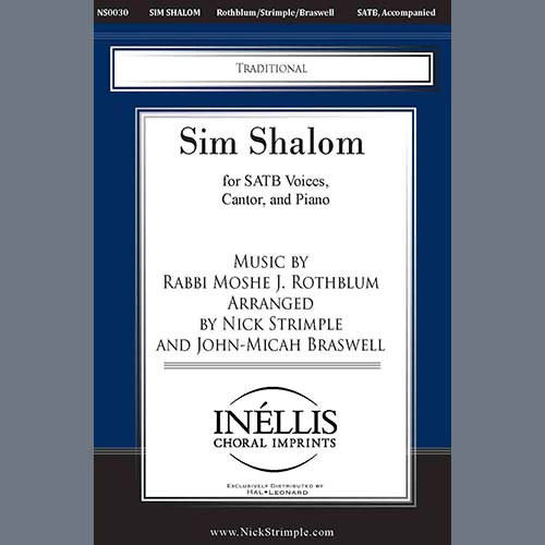 Easily Download Rabbi Moshe J. Rothblum Printable PDF piano music notes, guitar tabs for  SATB Choir. Transpose or transcribe this score in no time - Learn how to play song progression.