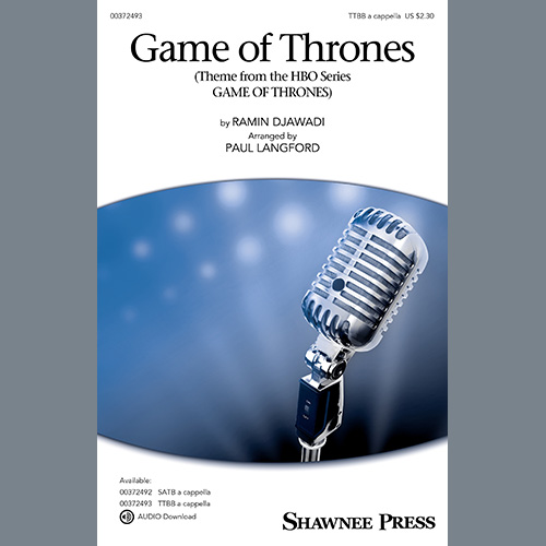 Easily Download Ramin Djawadi Printable PDF piano music notes, guitar tabs for  SATB Choir. Transpose or transcribe this score in no time - Learn how to play song progression.