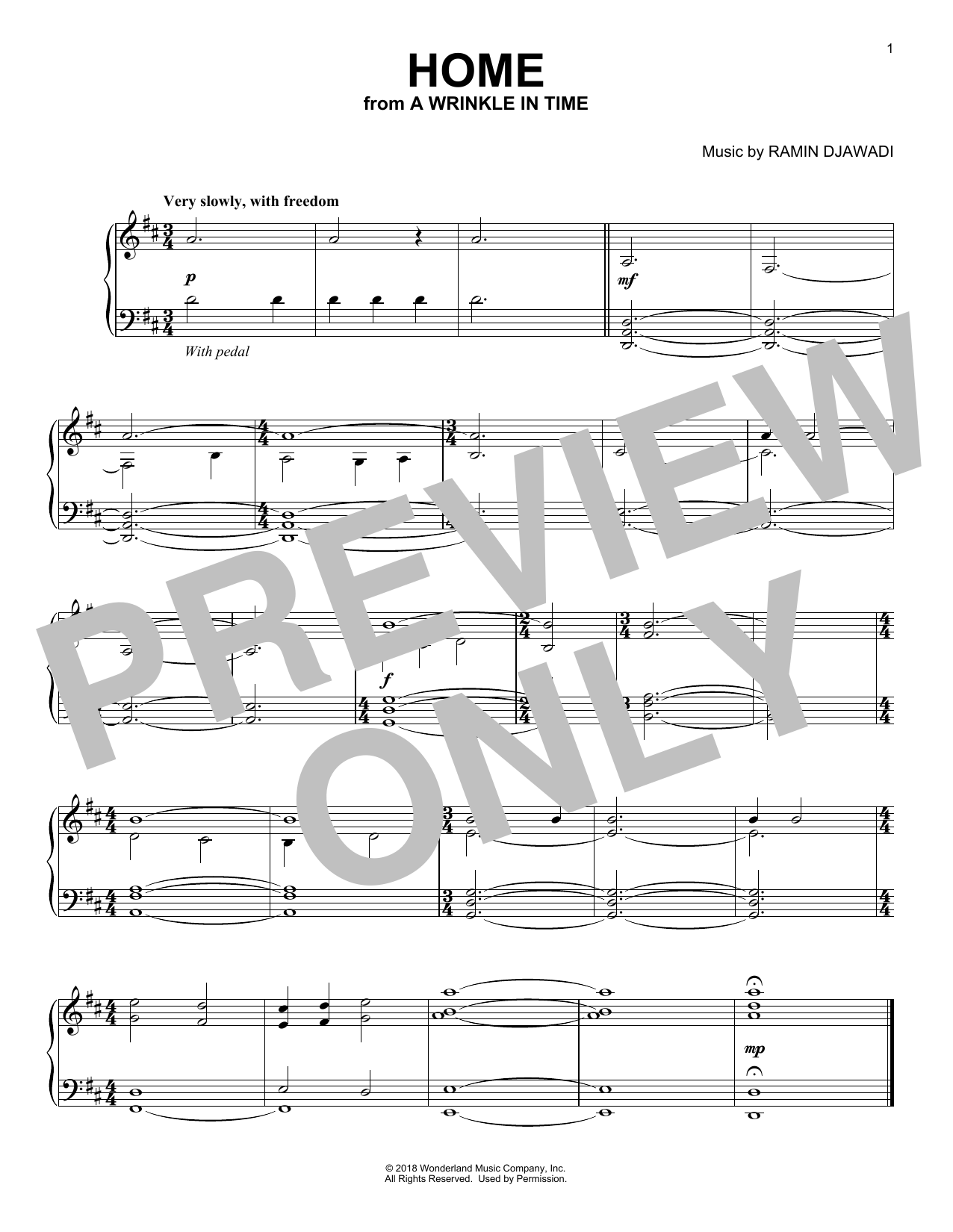 Ramin Djawadi Home sheet music notes and chords arranged for Easy Piano