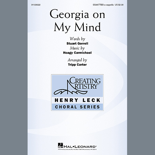 Ray Charles 'Georgia On My Mind (arr. Tripp Carter)' SSAATTBB Choir