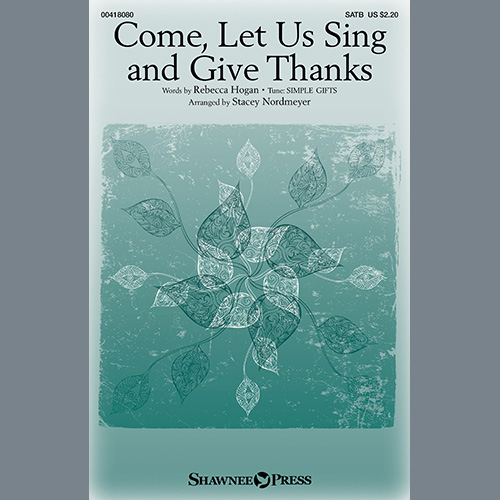 Easily Download Rebecca Hogan Printable PDF piano music notes, guitar tabs for  SATB Choir. Transpose or transcribe this score in no time - Learn how to play song progression.