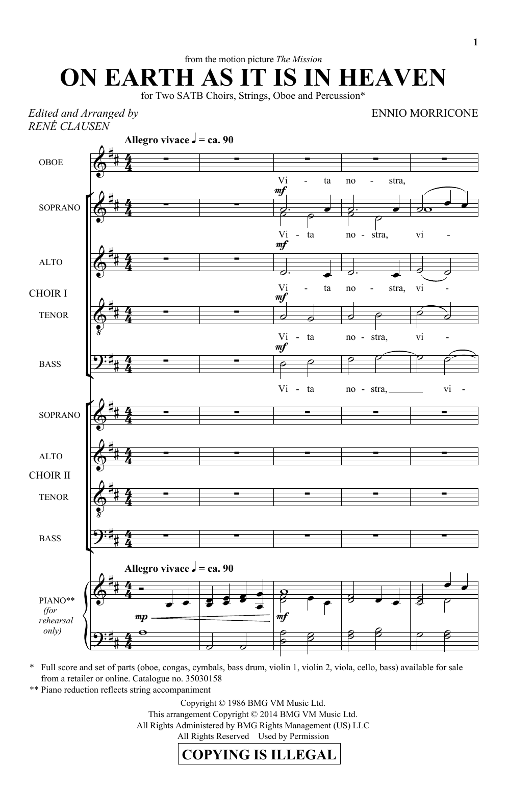 Rene Clausen On Earth As It Is In Heaven sheet music notes and chords arranged for SATB Choir