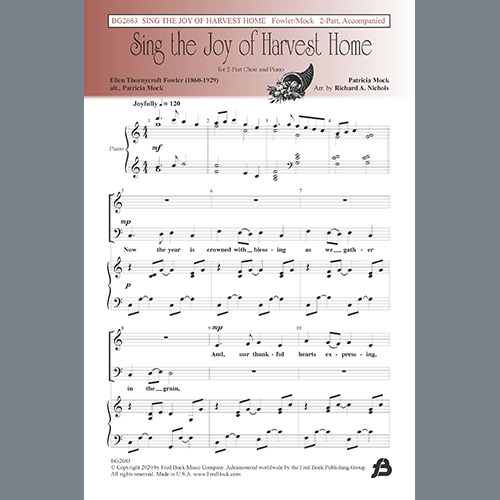 Easily Download Richard A. Nichols Printable PDF piano music notes, guitar tabs for  2-Part Choir. Transpose or transcribe this score in no time - Learn how to play song progression.