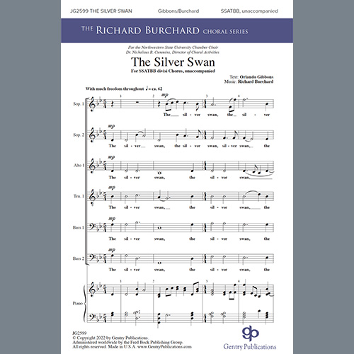 Easily Download Richard Burchard Printable PDF piano music notes, guitar tabs for  Choir. Transpose or transcribe this score in no time - Learn how to play song progression.
