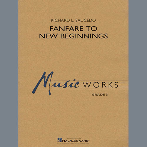 Easily Download Richard L. Saucedo Printable PDF piano music notes, guitar tabs for  Concert Band. Transpose or transcribe this score in no time - Learn how to play song progression.