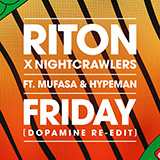 Riton and Nightcrawlers 'Friday (feat. Mufasa & Hypeman)' Really Easy Piano