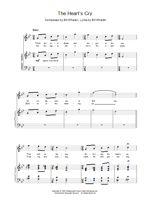 Riverdance The Heart's Cry sheet music notes and chords arranged for Piano Solo