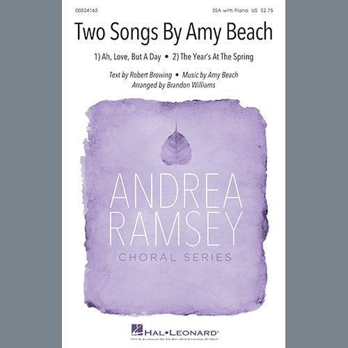 Easily Download Robert Browing and Amy Beach Printable PDF piano music notes, guitar tabs for  SSA Choir. Transpose or transcribe this score in no time - Learn how to play song progression.