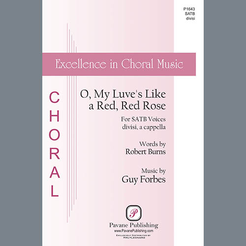 Easily Download Robert Burns and Guy Forbes Printable PDF piano music notes, guitar tabs for  SATB Choir. Transpose or transcribe this score in no time - Learn how to play song progression.