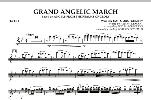 Robert Longfield Grand Angelic March - Flute 1 sheet music notes and chords arranged for Concert Band