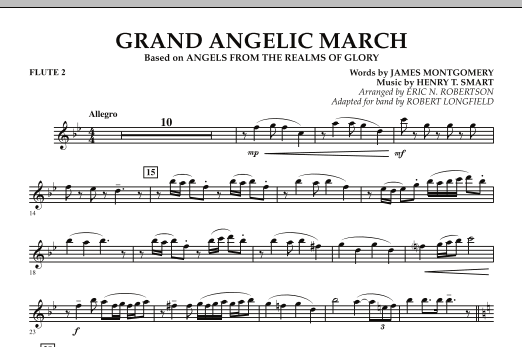 Robert Longfield Grand Angelic March - Flute 2 sheet music notes and chords arranged for Concert Band