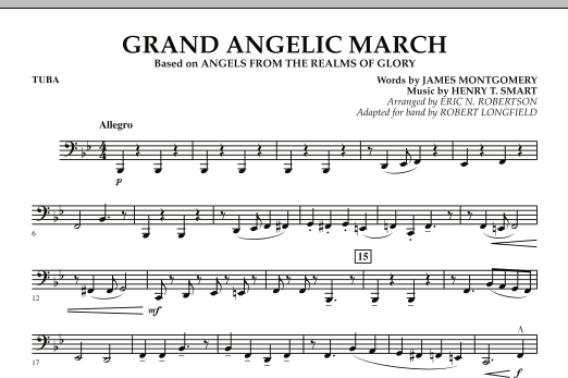 Robert Longfield Grand Angelic March - Tuba sheet music notes and chords arranged for Concert Band