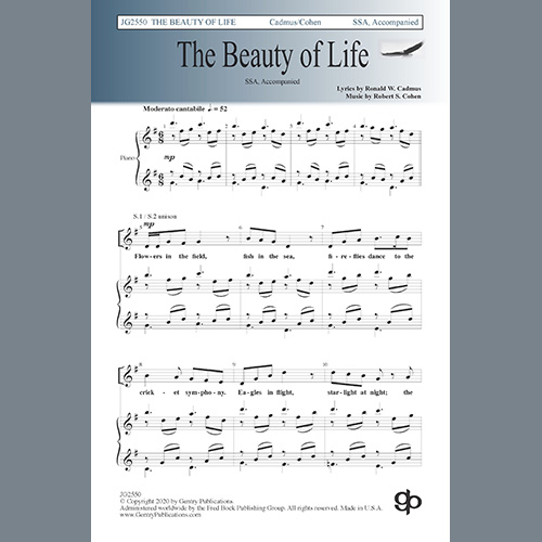 Easily Download Robert S. Cohen Printable PDF piano music notes, guitar tabs for  SSA Choir. Transpose or transcribe this score in no time - Learn how to play song progression.