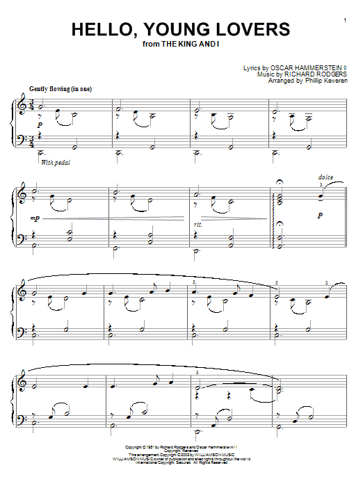 Rodgers & Hammerstein Hello, Young Lovers (arr. Phillip Keveren) sheet music notes and chords arranged for Piano Solo