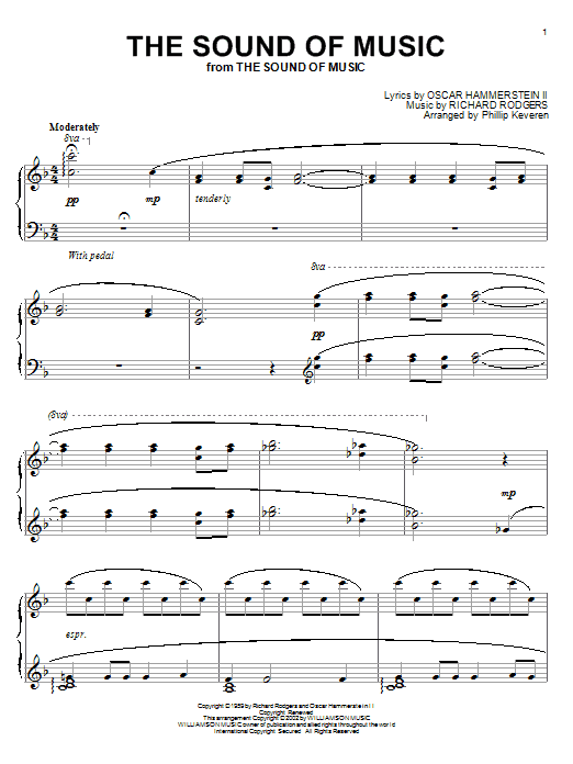 Rodgers & Hammerstein The Sound Of Music (arr. Phillip Keveren) sheet music notes and chords arranged for Piano Solo