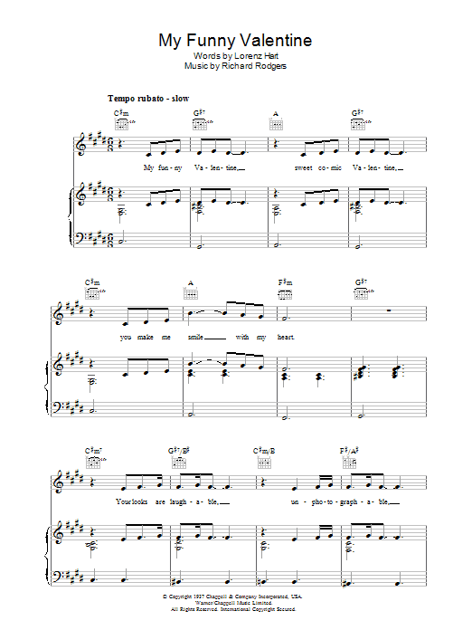 Rodgers & Hart My Funny Valentine sheet music notes and chords arranged for Ukulele Ensemble