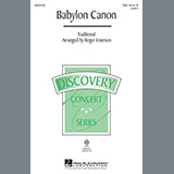 Roger Emerson 'Babylon Canon' SAB Choir
