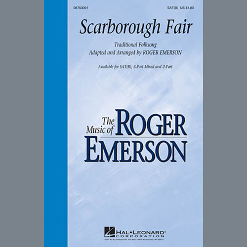 Easily Download Roger Emerson Printable PDF piano music notes, guitar tabs for  SATB Choir. Transpose or transcribe this score in no time - Learn how to play song progression.