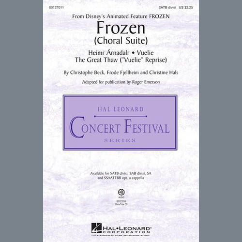 Roger Emerson 'Frozen (Choral Suite)' SSAATTBB Choir