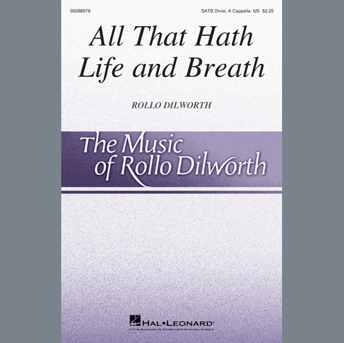 Easily Download Rollo Dilworth Printable PDF piano music notes, guitar tabs for  SATB Choir. Transpose or transcribe this score in no time - Learn how to play song progression.