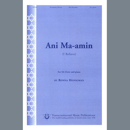 Easily Download Ronna Honigman Printable PDF piano music notes, guitar tabs for  Choir. Transpose or transcribe this score in no time - Learn how to play song progression.