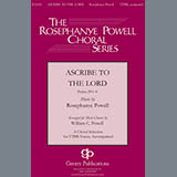 Rosephanye Powell 'Ascribe To The Lord (arr. William C. Powell)' TTBB Choir