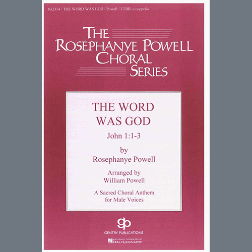 Easily Download Rosephanye Powell Printable PDF piano music notes, guitar tabs for  TTBB Choir. Transpose or transcribe this score in no time - Learn how to play song progression.